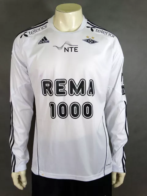 RBK Rosenborg Home Football Shirt Jersey Trikot 2010 Adidas L Longsleeve