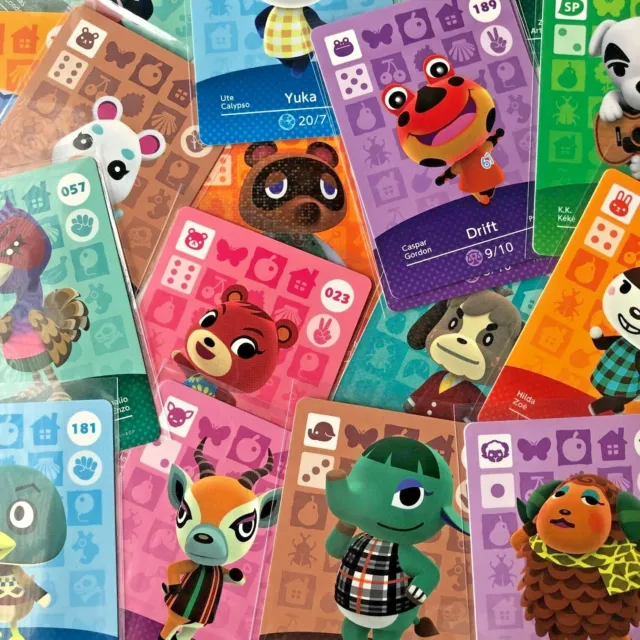 Animal Crossing Amiibo Cards Assorted Range Series 1 2 3 New Horizons