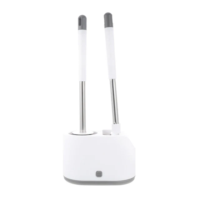 Juego de cepillo de inodoro cepillo de limpieza de baño accesorios de limpieza White