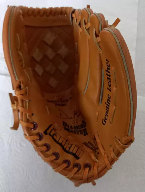 FRANKLIN Diamond Master 9.5” 4647 Leather Laced Brown Baseball Glove Left 2