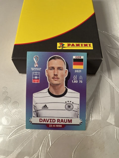 Panini FIFA Fussball-Weltmeisterschaft Katar 2022 Albumaufkleber - GER8 David Raum