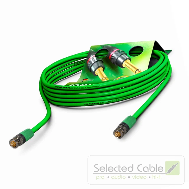 50m Sdi BNC - Câble Vtgx Sommer Cable 4K UHD HD 6G 3G Video Neutrik Reartwist