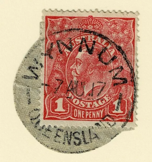 Queensland - Australia Circular Postmark - Wynhum - Qld 163