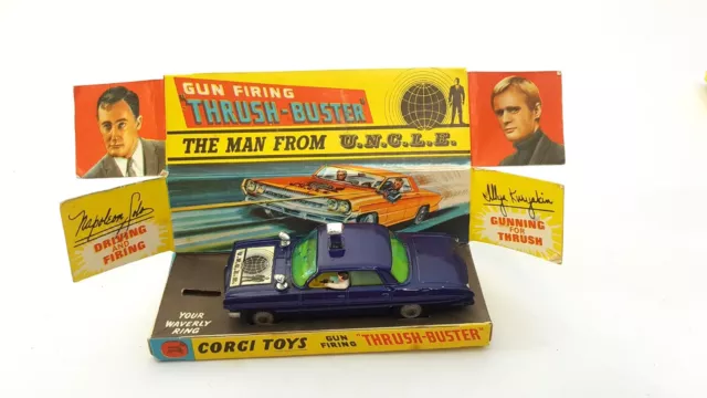 Die-Cast Corgi Toys 497 The Man From U.N.C.L.E Oldsmobile Super 88 w Box