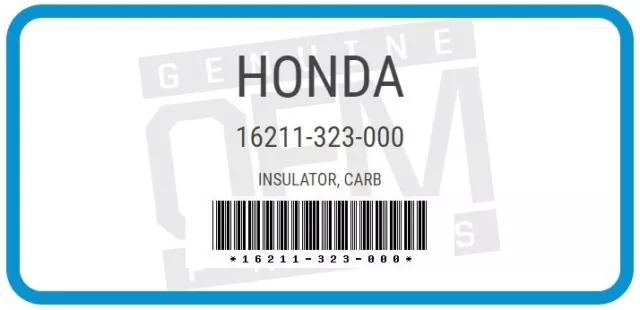 Oem Honda Carb Insulator - Fitment In Description - 16211-323-000