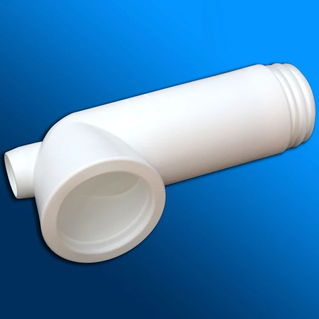 MANICOTTO WC TUBO PROLUNGA VASO DA 100 Mm Lungh 40cm Rigido Diritto Senza Rosone 88555325 - Foto 8