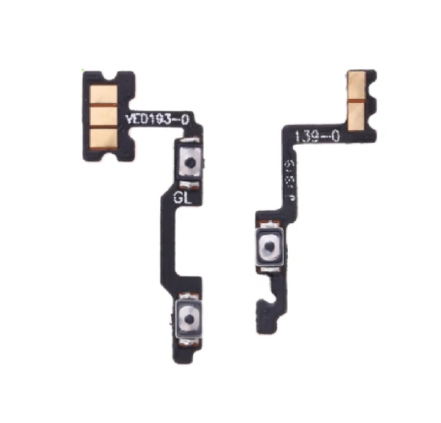 Câble Flex Nappe Pour Wiko View Max - Connecteur Bouton Power Et Volume, Neuf, Transparent