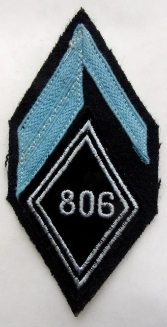 INSIGNE LOSANGE TISSU modèle 1945 Patch CRS Police ancien Obsolète