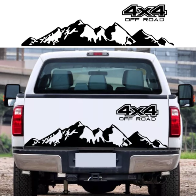 4X4 Off Road Mountain Truck Pickup Tailgate Side Body Graphic Sticker Garniture 2