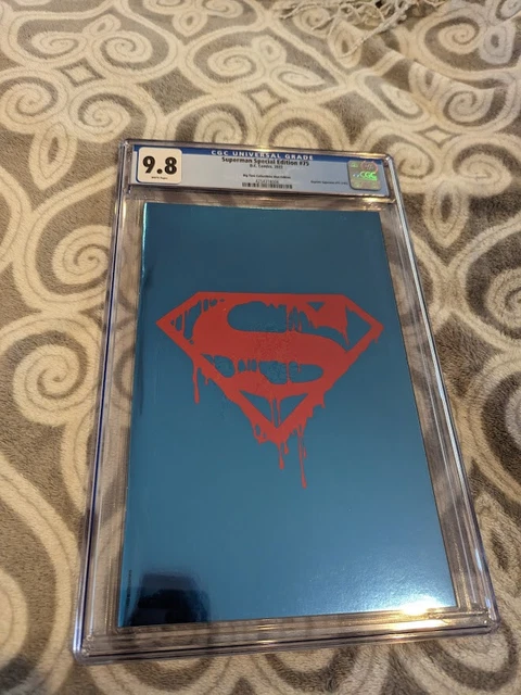 Superman Special Edtion #75 (2022 DC Comics) Blue Foil Variant CGC 9.8