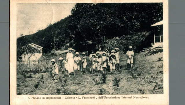 R. Calabria S. Stefano Aspromonte Colonia L. Franchetti F. piccolo  spedita