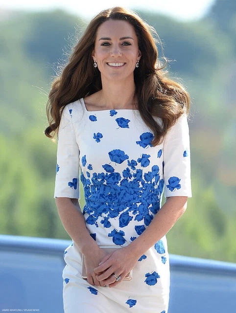 Kate Middleton Lk Bennett Lasa Dress LK BENNETT LASA Blue Poppy Print Dress (Kate Middleton) Size Kate Middleton Lk Bennett Lasa Dress LK BENNETT LASA Blue Poppy Print Dress (Kate Middleton) Size