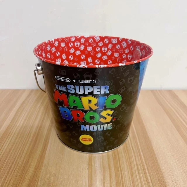 NINTENDO SUPER MARIO Bros Movie Popcorn Tin Bucket Cinemark Exclusive