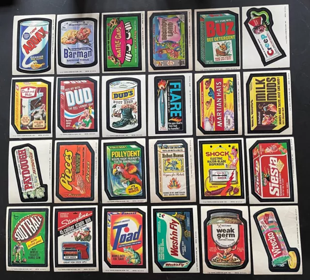 1975 Topps Wacky Packages Original Series 12 Stickers YOUR CHOICE