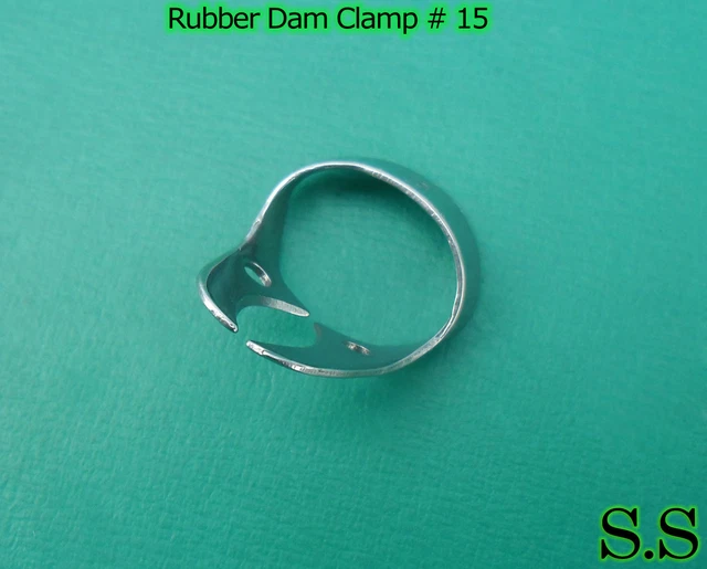 6-Pack Endodontic Rubber Dam Clamps #12A – Stainless Steel – Dental Instruments – S.S