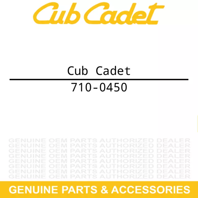 CUB CADET 710-0450 Screw 5/16 18 X 3.0 Gr1 TM622 407 387184 387183 387 910-0450