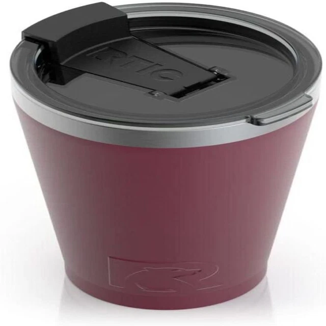 RTIC Pint 16 oz Insulated Tumbler Stainless Steel Metal Coffee, Frozen Maroon 5