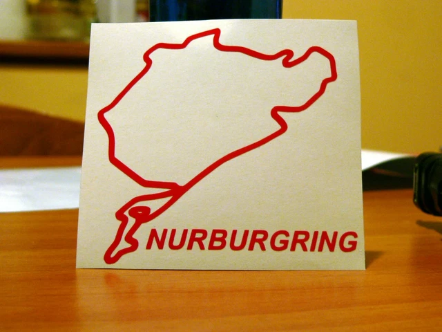 Logo Golf 7 Adesivo In Vinile Nürburgring: Adesivo Da Circuito Da Corsa Per Auto, Moto E Appassionati Di Sport Motoristici - Italia Adesivi Moto - Foto 6