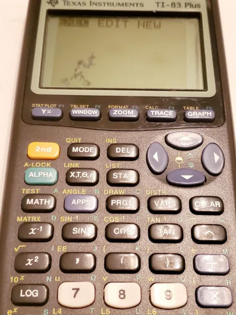 Texas Instruments TI-83 Plus Graphing Calculator.