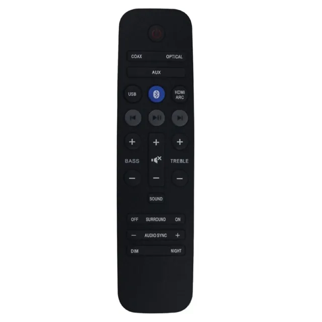 2X(Remote Control Replacement for Home Theatre Soundbar A1037 26BA 004 HTL3140B