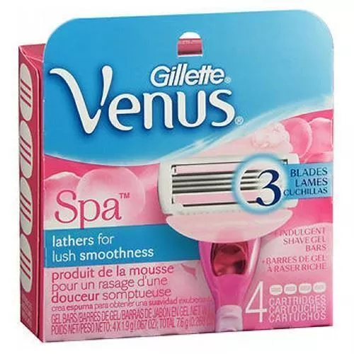 Gillette Venus Comfortglide Cartuchos Té Blanco 4 Cada Por Gillette