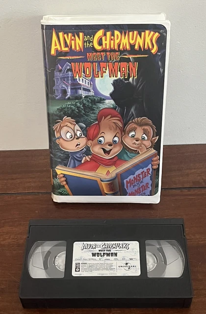 ALVIN AND THE Chipmunks Meet the Wolfman (VHS, 2000) Tested And Works £ ...