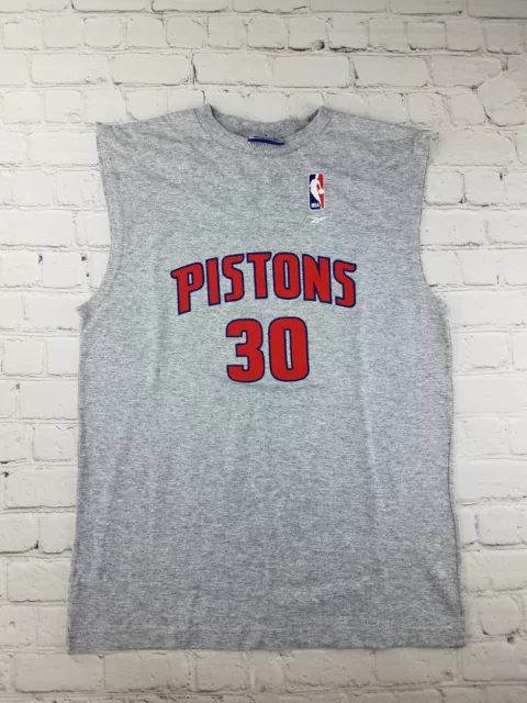 Detroit Pistons Mens Basketball Jersey White Rasheed Wallace #30 NBA L NWOT  RARE