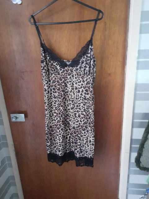 This is a fab light abito da notte sexy estivo stampa sminale pizzo woth taglia S/M