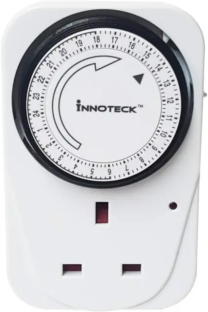 Interruptor temporizador de segmento programable mecánico de 24 horas Innoteck LED inteligente