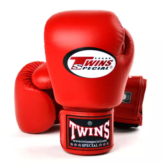 Twins Special BGVL3 Red Boxing Gloves Muay Thai MMA Kickboxing