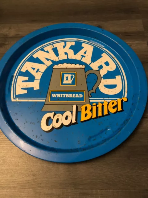 Whitbread Metal Tray  Tankard Cool Bitter