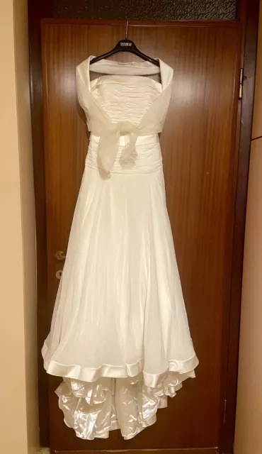 abito da sposa Bianco Ottime Condizioni