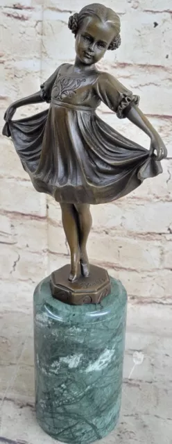Real Caliente Reparto Bronce Prima Bailarina Figura Escultura Estatua Nr