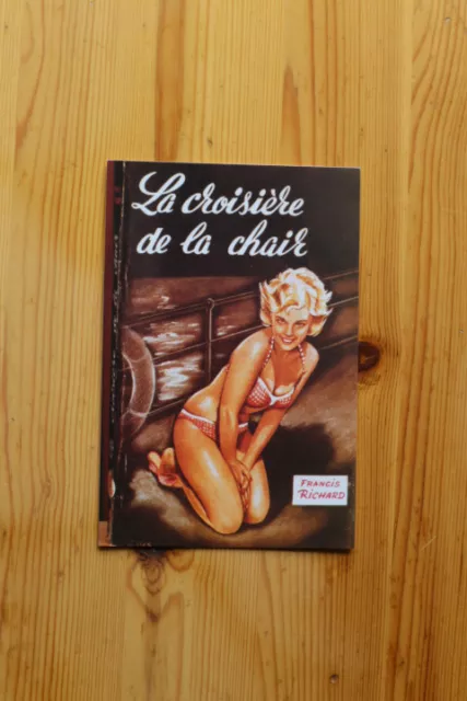 Rare Carte Postale GILLES GOURDON / La Croisiere de la Chair / Pin-up Aslan