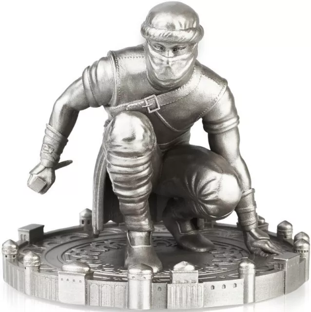2022 Niue Assassins Statue Nizaris 5 oz Silver Coin - 200 Mintage