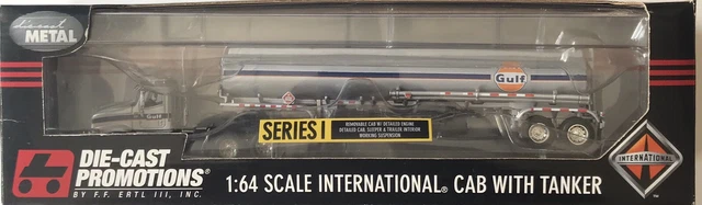 Die-Cast Promotions Gulf 1/64 International CAB WITH TANKER *RARE HARD TO FIND*