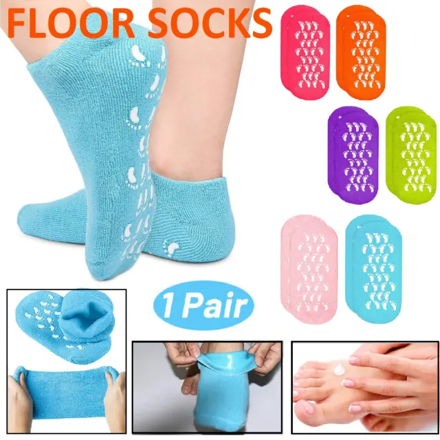 Moisturising Spa Gel Socks Cracked Foot Dry Hard Skin Care Anti Skid Protector