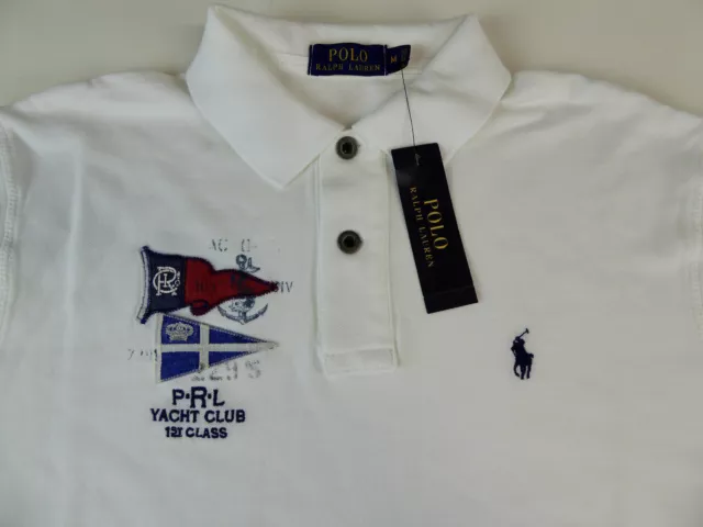RALPH LAUREN YACHT CLUB MEN S POLO SHIRT Big and Tall White 64.95 PicClick