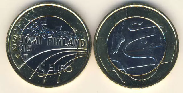 5 Euro Gedenkmünze 2015 Finnland Gymnastik