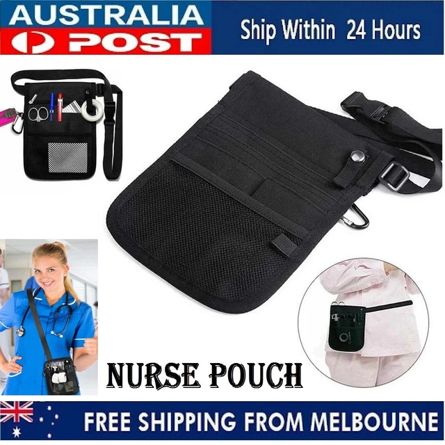 Nurses Pouch Waist Bag Extra Pocket Kind Care, Nursing Tool Pocket Organizer AU