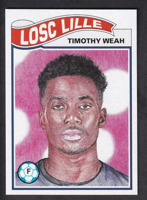 Topps Living - UCL Champions League # 98 Timothy Weah - Lille