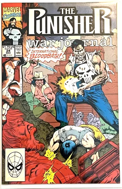 The Punisher War Journal #24 Cvr A 1990 Marvel Comics Nm-