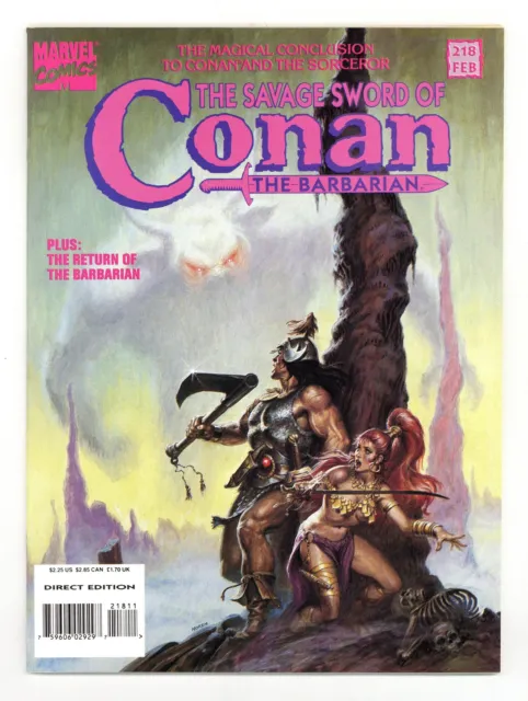 Savage Sword of Conan #218 VF 8.0 1994