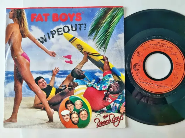 Fat Boys/ The Beach Boys - Wipeout (The Surfaris) 7'' Vinyl Germany