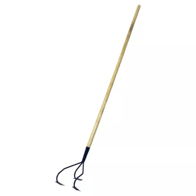 Cultivator 3 Prong Hand Soil Scarifier Cultivator Digging Hoe Gardening Farming