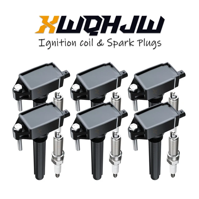 Autodayplus Ignition Coils & Spark Plugs Set For Jeep Grand Cherokee 3.6L UF648