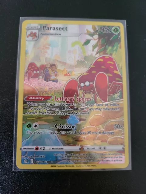 Parasect TG01/TG30 Lost Origin Holo Rare Pokemon. BRAND NEW OUT PACK.