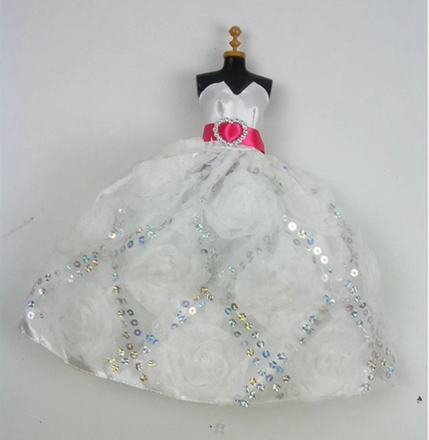 Popular Barbie Doll sized Clothes/Acessory@Any 1 pc Dress+1 Shoes@Xmas best Gift 2