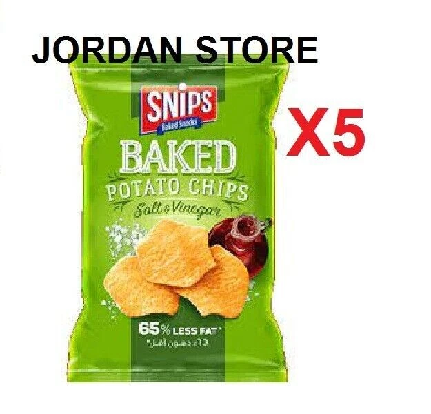Snips sale e aceto Chips 35gm X 5 pack HALAL حلال