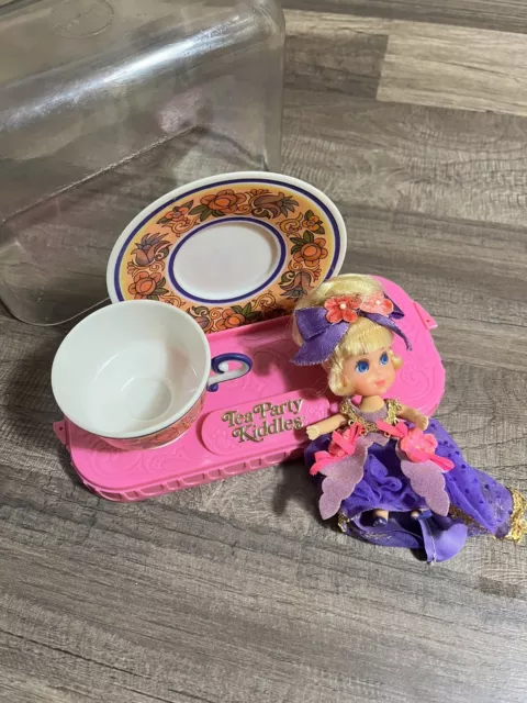 1969 Vintage Mattel Liddle Kiddles LADY LAVENDER  Tea Party Kiddle Doll